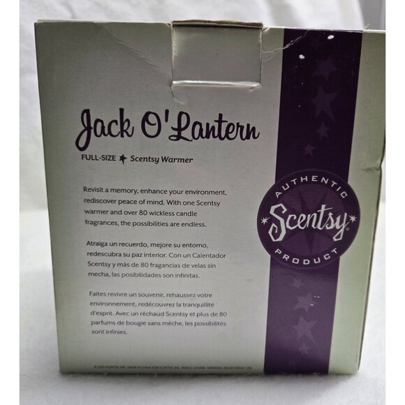 Scentsy Ceramic Jack-O-Lantern Electric Wax Warmer/Melter Discontinued - Picture 9 of 11